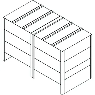 Fröling Pelletsbox 1,5 x 3,0 x 1,9 m / 4000 kg N96