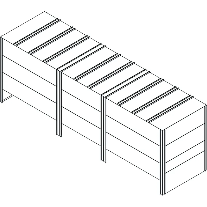 Fröling Pelletsbox 1,5 x 5,5 x 1,9 m / 7800 kg