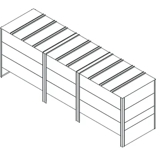 Fröling Pelletsbox 1,5 x 5,5 x 1,9 m / 7800 kg