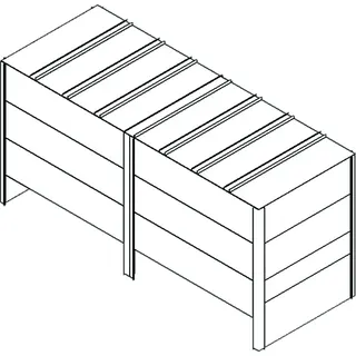 Fröling Pelletsbox 1,5 x 4,0 x 2,0 m / 5750 kg N130