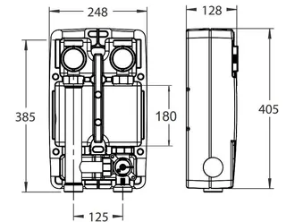 LK Pumpengruppe C/C 125 gem. DN32 LK862 HydronicGroup c/c 125 DN32 o.P. – Bild 2