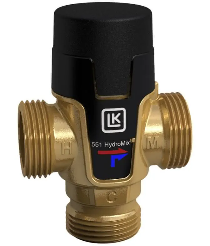 LK Br.wasserm. G3/4" 35-65 GradC Kvs1,5 LK551 HydroMix
