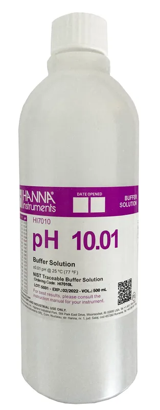 UWS Kalibrierlösung "Flasche" pH 10 speziell für pH Messgerät, 500 ml