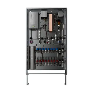 strawa Frischwasser-Wohnungsstation Fri wara Hybrid WSHY1-FB18-Cu-UP-21 4 Hkr.
