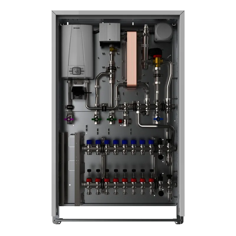 strawa Frischwasser-Wohnungsstation Fri wara Hybrid WSHY1-FB63-Cu-AP-21 7 Hkr.