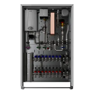 strawa Frischwasser-Wohnungsstation Fri wara Hybrid WSHY1-FB63-Cu-AP-21 7 Hkr.
