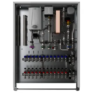 strawa Frischwasser-Wohnungsstation Fri wara Hybrid WSHY1-FB63-Cu-AP-21 9 Hkr.