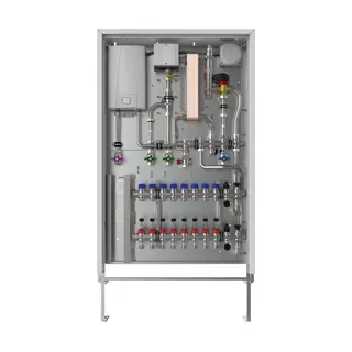 strawa Frischwasser-Wohnungsstation Fri wara Hybrid WSHY1-FB63-Cu-AP-13,5 6 Hk