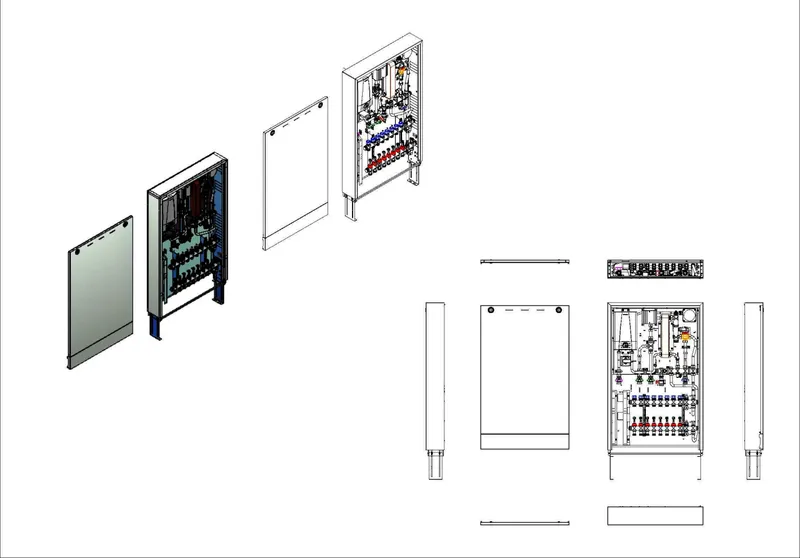 strawa Frischwasser-Wohnungsstation Fri wara Hybrid WSHY1-FB63-Cu-AP-21 5 Hkr.