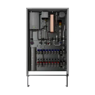 strawa Frischwasser-Wohnungsstation Fri wara Hybrid WSHY1-FB63-Cu-AP-21 5 Hkr. – Bild 2