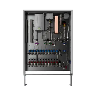 strawa Frischwasser-Wohnungsstation Fri wara Hybrid WSHY1-4L18-Cu-AP-13,5 10Hk – Bild 3