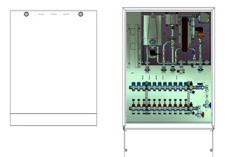 strawa Frischwasser-Wohnungsstation Fri wara Hybrid WSHY1-4L18-Cu-AP-13,5 10Hk – Bild 4