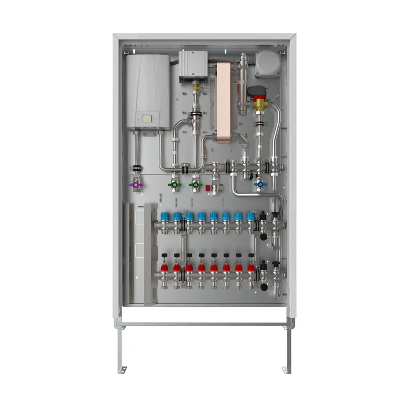 strawa Frischwasser-Wohnungsstation Fri wara Hybrid WSHY1-FB18-Cu-AP-21 8 Hkr.