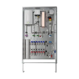 strawa Frischwasser-Wohnungsstation Friwara Hybrid WSHY-4L63-Cu-UP-21 6 Hkr. – Bild 2