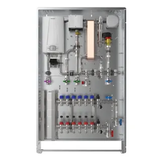 strawa Frischwasser-Wohnungsstation Friwara Hybrid WSHY-4L63-Cu-UP-21 6 Hkr. – Bild 3
