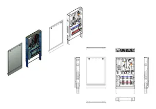 strawa Frischwasser-Wohnungsstation Fri wara Hybrid WSHY1-FB63-Cu-UP-21 5 Hkr. – Bild 2