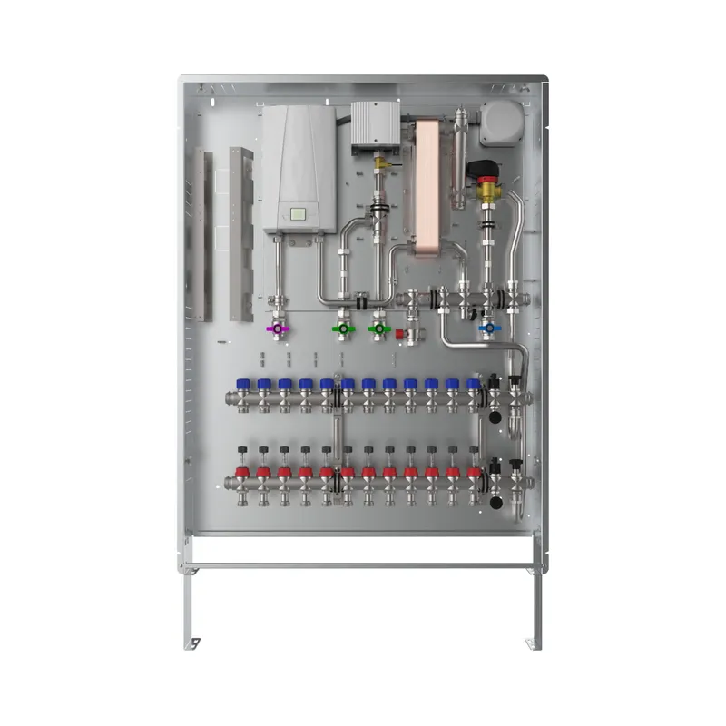 strawa Frischwasser-Wohnungsstation Fri wara Hybrid WSHY1-FB63-Cu-UP-21 9 Hkr.
