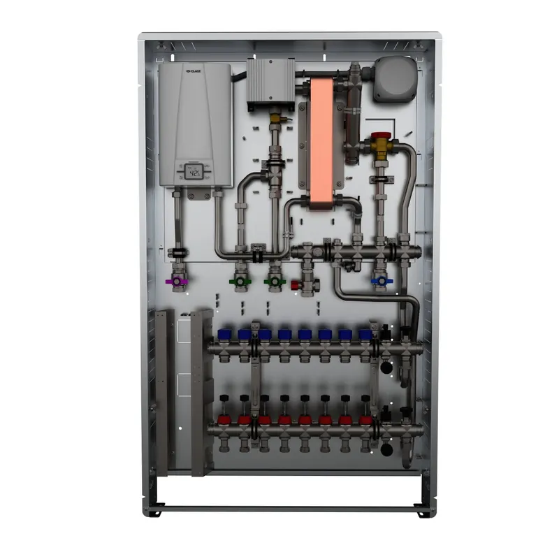 strawa Frischwasser-Wohnungsstation Fri wara Hybrid WSHY1-FB63-Cu-UP-21 5 Hkr.
