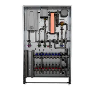 strawa Frischwasser-Wohnungsstation Fri wara Hybrid WSHY1-FB63-Cu-UP-21 5 Hkr.