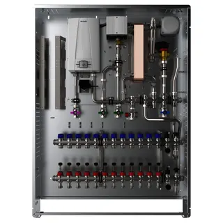 strawa Frischwasser-Wohnungsstation Fri wara Hybrid WSHY1-FB63-Cu-UP-21 11 Hkr