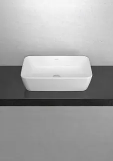 Villeroy & Boch Aufsatzwaschbecken Architectura 600x 405mm Rechteck mit Überlauf Weiß Alpin – Bild 3