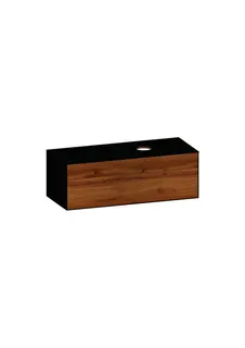 WTU inkl Waschtisch-Platte 1206mm,Be:Re, 1 Ausz. design4YOU2.0, H:358, R:sw, F:Eiche-Roy.