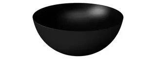 Aufsatz-Waschtisch rund 340mm design4YOU 2.0 schwarz matt