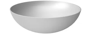 Aufsatz-Waschtisch rund 440mm design4YOU 2.0 weiß matt
