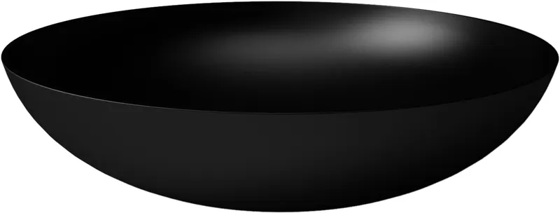 Aufsatz-Waschtisch rund 500mm design4YOU 2.0 schwarz matt