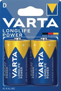 Batterie Longlife Power 1,5 V D-AM1 Mono 16500 mAh LR20 4920 2 Stück VARTA