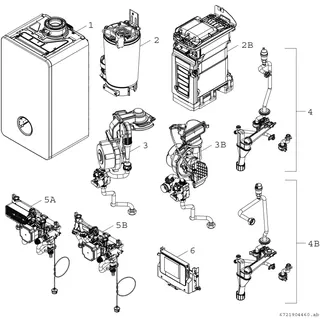 BOSCH Gas-Brennwertgerät, wandhängend Condens GC7800iW 24 P 23, Speicheranschl – Bild 3