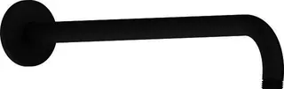 Duravit Brausearm L 410mm, Wandmontage Rosette Rund, Schwarz Matt – Bild 3