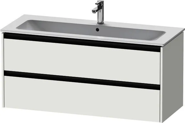 Duravit WTU wandh. Ketho 2, 2 Schubkästen 550x1210x480mm, Weiß Matt