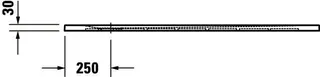 Duravit Sustano Duschwanne R.Ek 1400x900x30 Mineralguss,Weiß – Bild 4