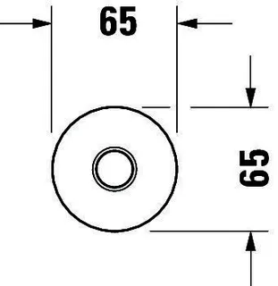 Duravit Brausearm L 200mm, Deckemontage Rosette Rund, Chrom HG – Bild 4