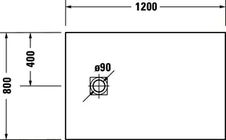 Duravit Sustano Duschwanne R.Ek 1200x800x30 Mineralguss,Greige Matt – Bild 4