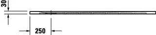 Duravit Sustano Duschwanne R.Ek 1400x800x30 Mineralguss,Weiß – Bild 4
