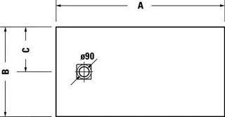 Duravit Sustano Duschwanne R.Ek 1400x900x30 Mineralguss,Weiß – Bild 5
