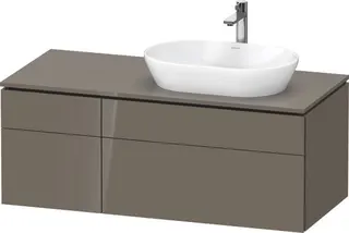 DU WTU L-Cube wandh.2 Schubkästen, 2 Auszüge,482x1220x550,Flannel Grey HGL