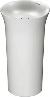 Duravit Waschtisch freisteh.,500mm White Tulip,Weiß o.ÜL,o.HLB,ohne Öffnung hinten
