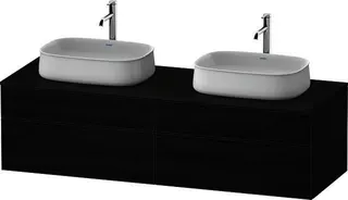 Duravit Konsolen-WTU wh. Zencha 550x1600x442mm Eiche Schwarz/Graphit spm