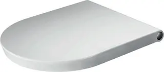 Duravit WC-Sitz White Tulip, m.Absenkautom. Scharniere edelstahl, weiß