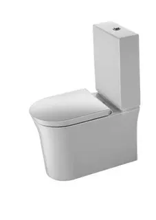 Duravit WC-Sitz White Tulip, m.Absenkautom. Scharniere edelstahl, weiß – Bild 2