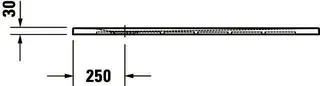 Duravit Sustano Duschwanne R.Ek 1200x900x30 Mineralguss,Weiß – Bild 4