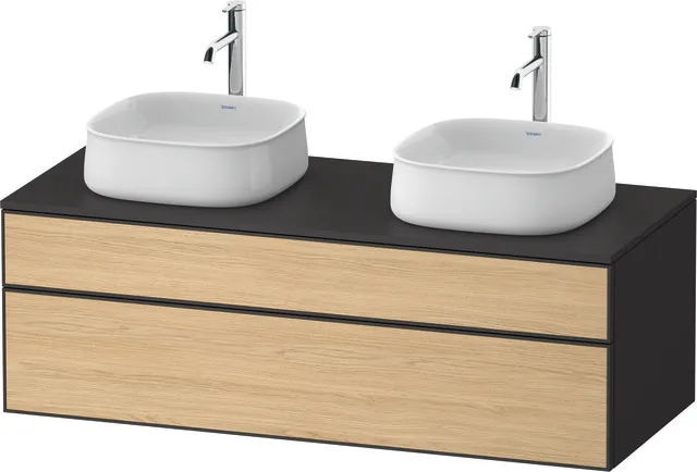 Duravit Konsolen-WTU wh. Zencha 550x1300x442mm Eiche Natur/Graphit Super