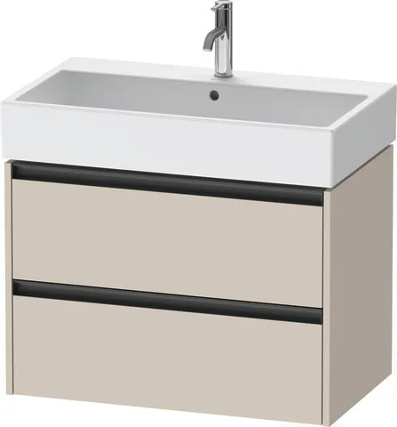 Duravit WTU wandh. Ketho 2,2 Schubkästen 549x784x460mm, Taupe