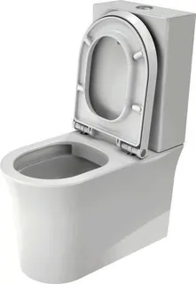 Duravit SWC Kombi White Tulip, 650mm, Weiß rimless, Tiefspüler, HYG – Bild 4