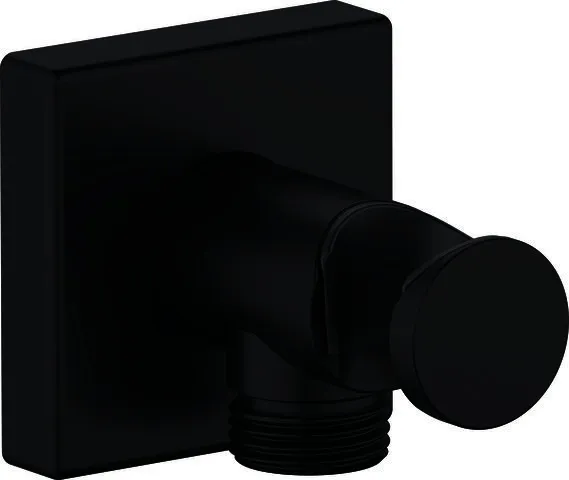 Duravit Wandanschlussbogen 55x102 Eck. Schwarz Matt