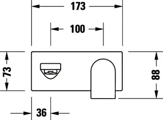 Duravit Tulum by Starck Einh.-Waschtisch-Mischer UP ohne Zugstange, Chrom HG – Bild 5