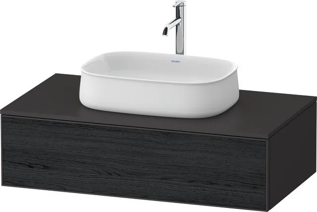 Duravit Konsolen-WTU wh. Zencha 550x1000x281mm Eiche Schwarz/Graphit Sup